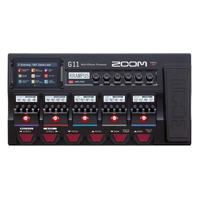 ZOOM G11 Guitar Multi Effects Pedals Processor Genuine Free Shipping