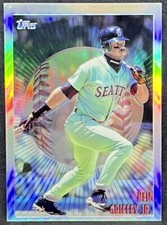 KEN GRIFFEY JR. 1998 Topps MYSTERY FINEST BORDERED REFRACTOR PARALLEL ! RARE !