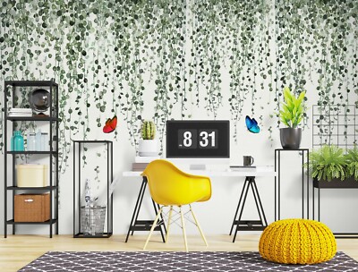 3D Vine Curtain 0029NA Wallpaper Wall Mural Removable Self-adhesive Jenny