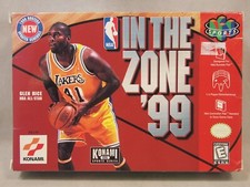 NBA In The Zone '99 Nintendo 64 N64 Authentic BOX ONLY
