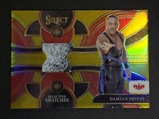 2024 Select WWE Wrestling SW-DPR DAMIAN PRIEST Selective Swatches Gold Prizm /10