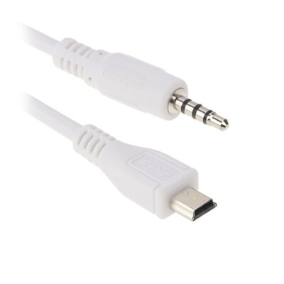 F58 USB Mini Stecker auf 3,5mm Klinken Audio Kabel 30cm mini USB Klinke Adapter