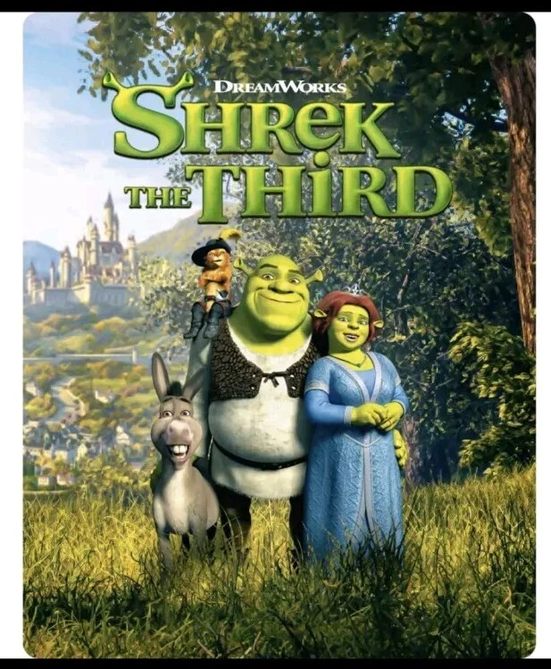 SHREK The Third Ltd Edition Steelbook [4K Ultra HD UHD & 2007 BLU-RAY]NEW SEALED - Image 3 of 4