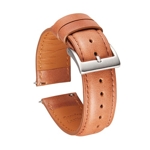 Men Genuine Leather Watch Strap Band with Spring Bars Retro Size 20mm 22mm - Picture 20 of 20