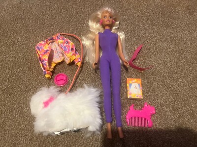 Vintage Sindy Gogo Walking Doll by Hasbro 1992 Unboxed VGC Used - Sindy Doll