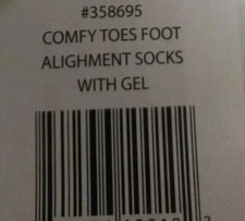 Toe Alignment Socks with Gel, White, Bunions, Straighten Crooked  Hammer Toes