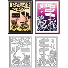 1set Bicycle Carbon Steel Cutting Dies Stencils for Scrapbooking Photo Album