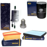 Filter Set SCT Kraftstoff- ÖL- Luft- Innenraum + Schraube FüR Seat Skoda VW Polo