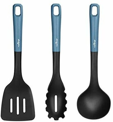 NutriChef Medium Kitchen Cooking Utensils Set, 4pc, PP+PPA