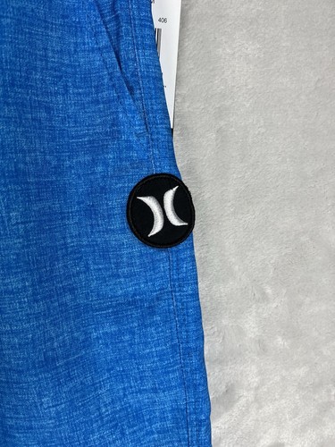 HURLEY Men's Short Size Large Blue Heather Chino Volley 17'' Board Shorts AJ2056 - Picture 12 of 17