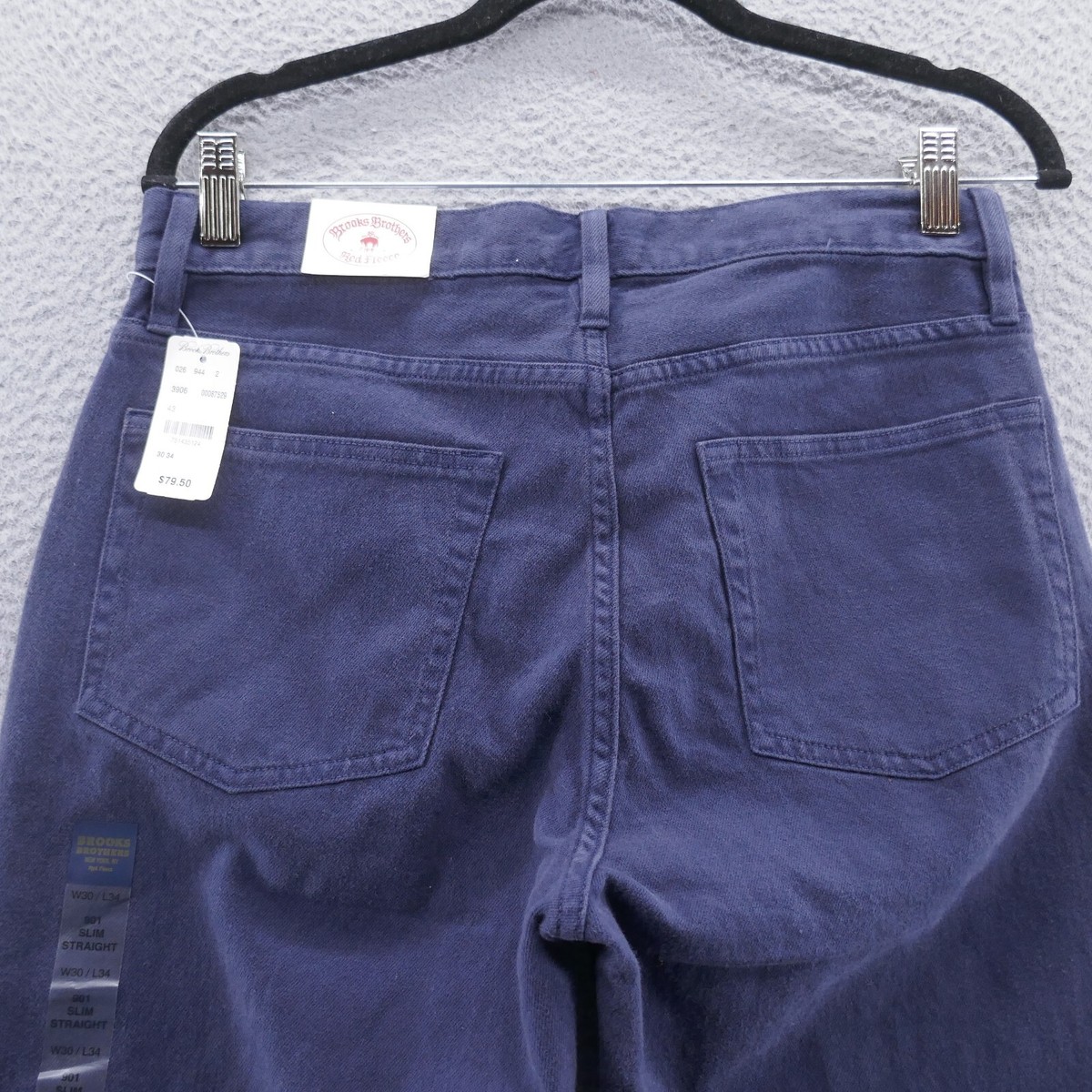 Brooks Brothers Red Fleece Mens 901 Slim Straight Jeans