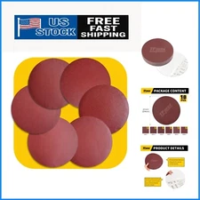 Versatile 18 PCS 10-Inch Aluminum Oxide Sanding Discs for Wood & Metal Finishing