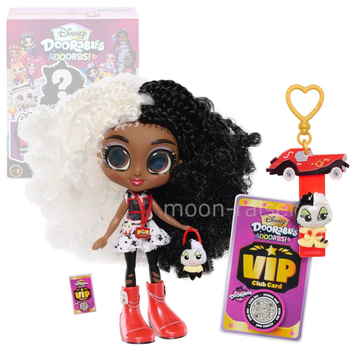Disney Doorables ADOORBS! CHANTEL Cruella De Vil 101 Dalmatians