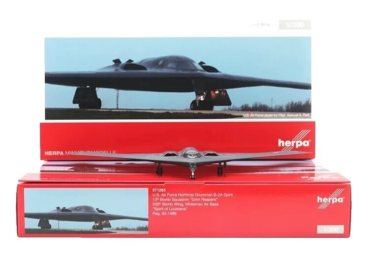 Herpa 1:200 Scale Diecast Military Airplanes