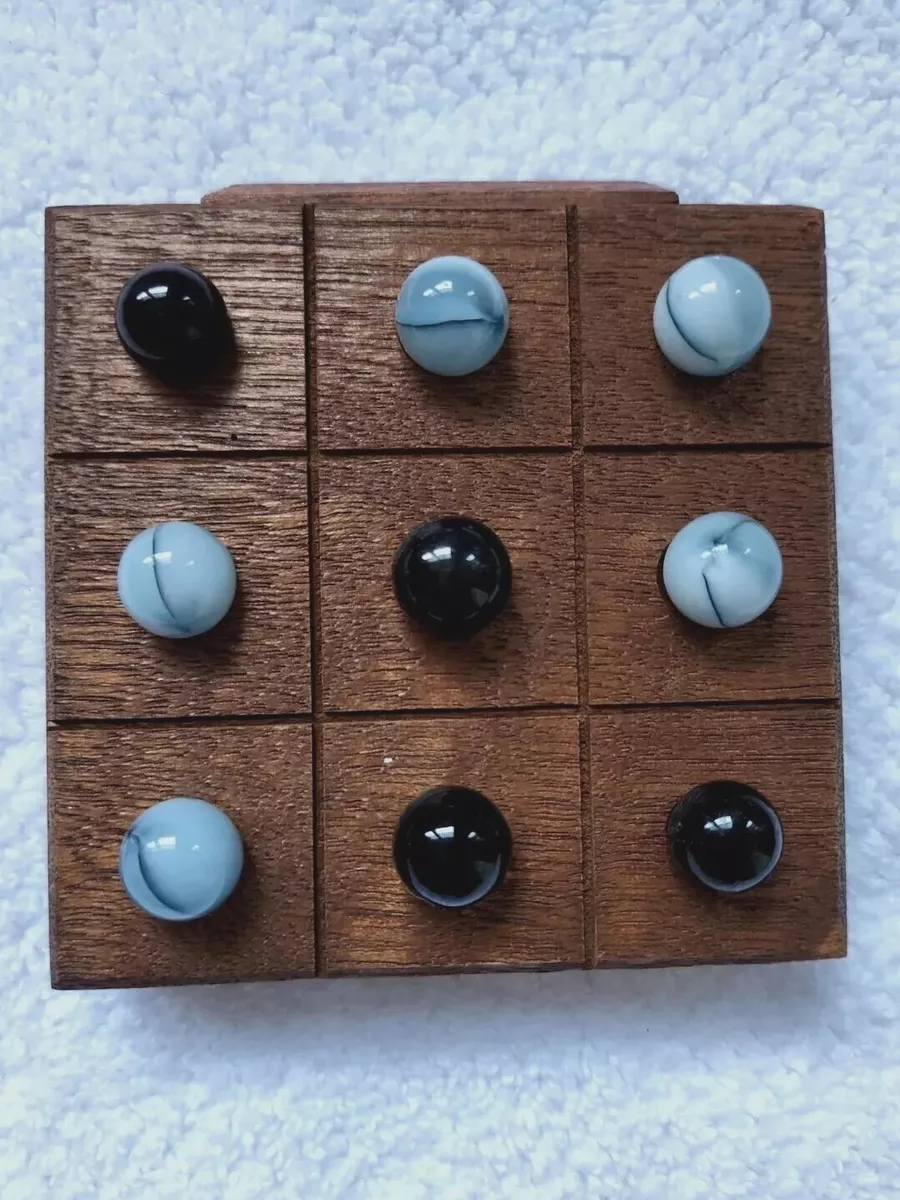 Marble Tic-Tac-Toe Board