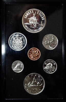 1975 CANADA DOUBLE DOLLAR SPECIMEN 7-COIN SET - Uncirculated - RCM