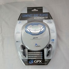 GPX JOGGER 45-Second ESP Portable CD Player - Shock Protection C3971 NEW SEALED