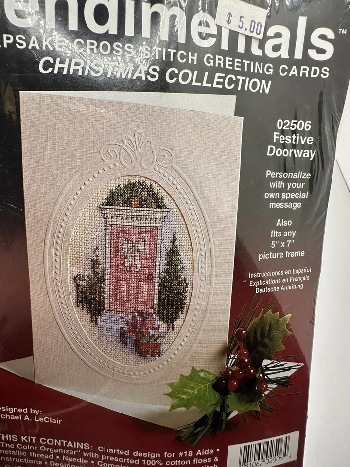 Sendimentals Colección Navidad 02506 Puerta Festiva Se Adapta a Marco 5x7 Foto 2 de 4