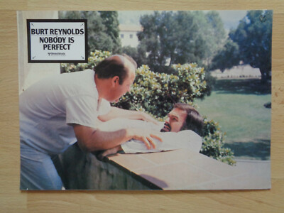 Aushangfoto / lobby card Nobody Is Perfect / The End  B.Reynolds, Dom DeLuise 7.