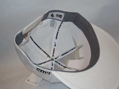 Kith x Nike Lab Zebra Swoosh White Snapback Adjustable Hat