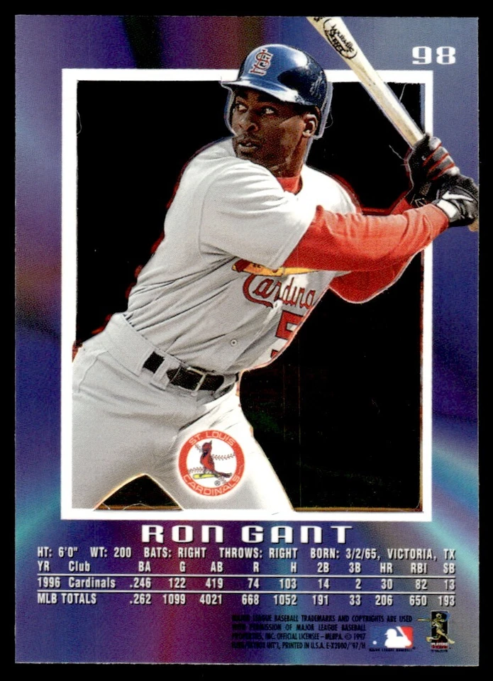 1997 SkyBox E-X2000 Aaron Rowand Rookie Chicago White Sox #98 R139 - Image 2 of 2