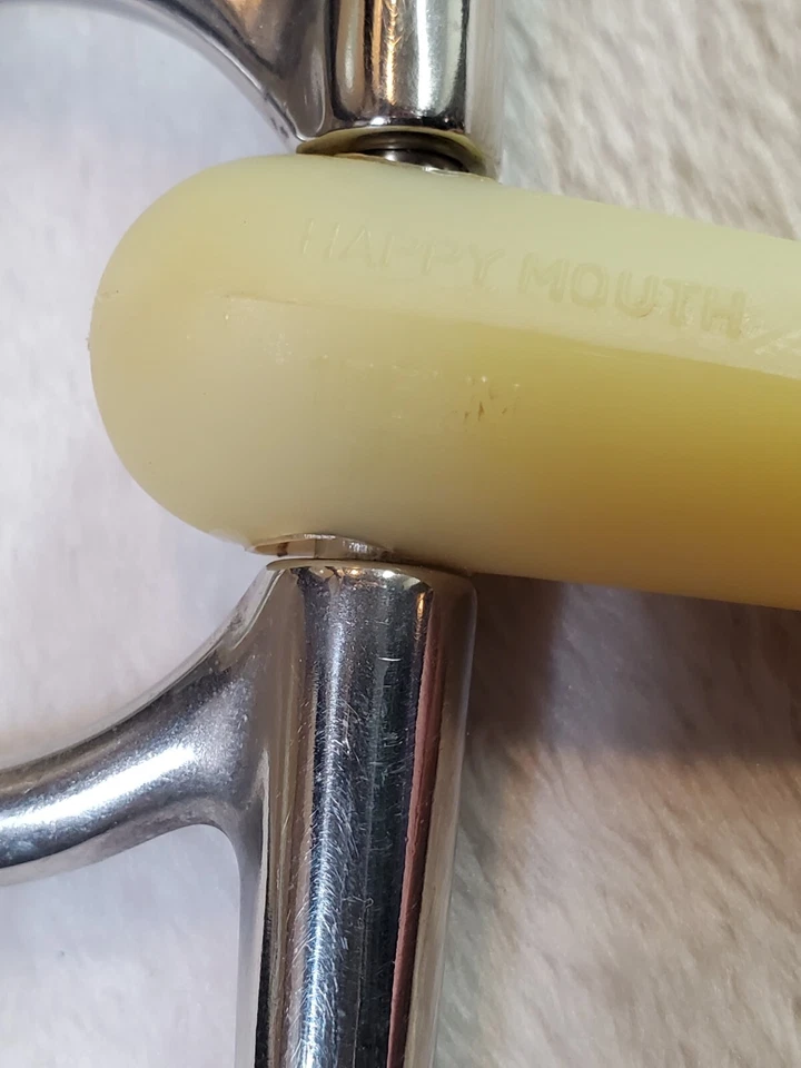 Happy Mouth Bit Full Cheek Semi-Jointed Snaffle Mullen 135mm 88010 - Image 3 of 4
