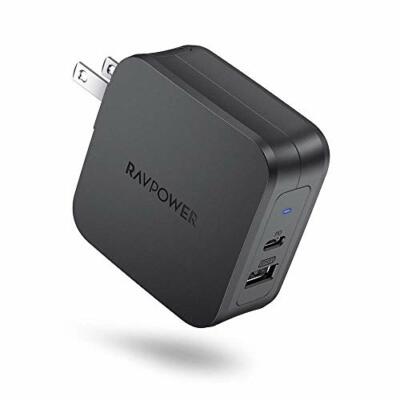 Super C 61W 2Port Dual Port PD USB-C Fast Wall Charger Power Adapter RP-PC105