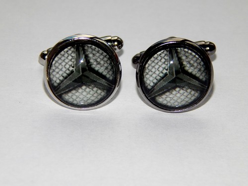 Mercedes benz logo cufflinks jewelry, Car Cufflinks, Mercedes benz emblem symbol