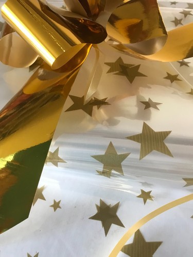 💜 Large-Xx Cellophane Hamper Bag & Bow Only Basket Wrap Birthday Christmas Baby - Picture 120 of 121