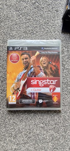 Singstar + Guitar - PS3 Game (Guitar Not Included)
