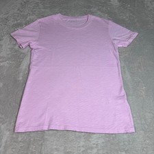 NWOT American Giant Womens Crewneck Short Sleeve T-Shirt S Pink Made in USA