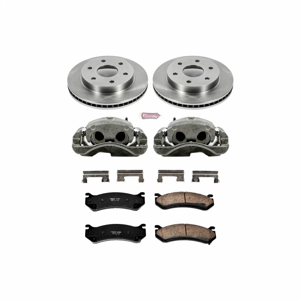Power Stop Brake Kit For GMC Yukon/Yukon XL 1500 2000-2006 | Front | w/ Calipers Foto 2 de 4