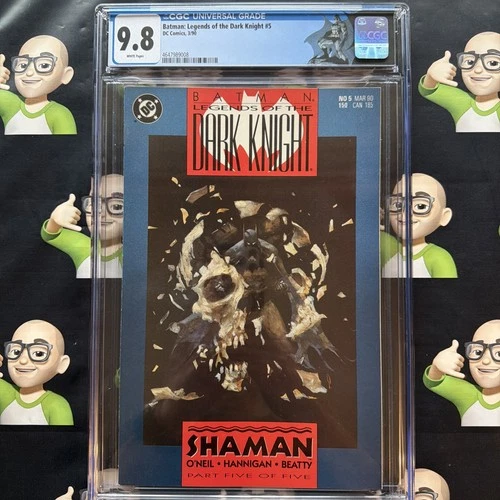 Batman Legends of Dark Knight #5~CGC 9.8~CUSTOM LABEL~🔥HIGHEST GRADE🔥TOP POP🔥