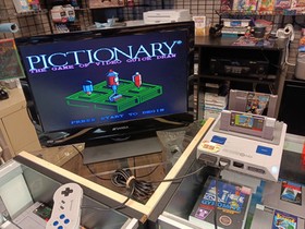 Pictionary (Nintendo NES) CIB W/Box Protector **Partial Seal**SEE PICS