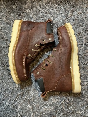Irish Setter Ashby Moc Soft Toe Leather Work Boots Brown 83605 Mens Size 10.5 EE