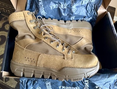 ROCKY RLW Lightweight Mens RKC042 Military and Tactical Boot Coyote BRN sz 10.5