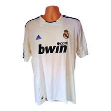 Rare Original Real Madrid 2010/2011 Home Shirt LARGE ADIDAS 