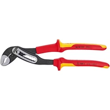 Heavy Duty Forged Steel 10 In. Alligator Pliers with 61 HRC Teeth and 1,000-Volt