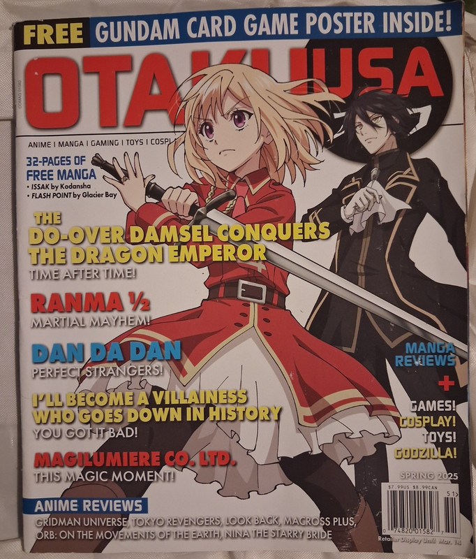 Otaku USA Spring 2025 Issue 51 Manga & Anime Illustrated English Cody Risi