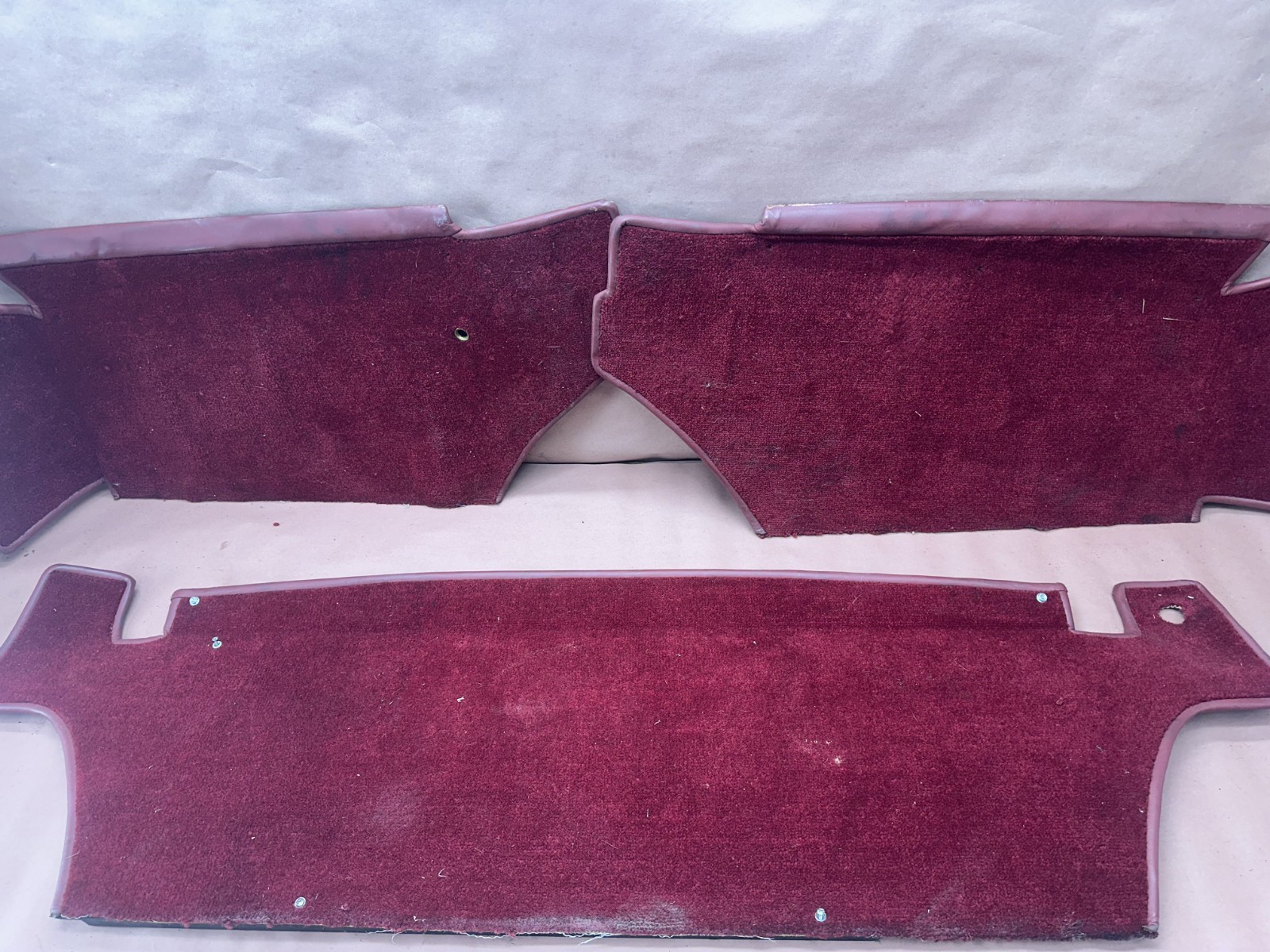 Rolls Royce Silver Spirit 1986 Rear Trunk Carpet Covers OEM 71K Miles