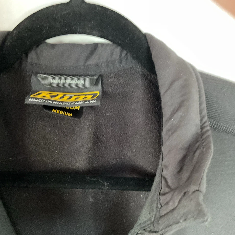 Chaqueta polar elástica de capa media Klim Inferno para hombre talla mediana negra Foto 3 de 4