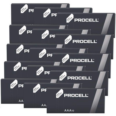 150x Duracell Procell AAA 1,5V Alkaline Industrielle Batterien LR03