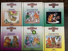 Lot of 6 Teddy Ruxpin World of Wonder Childrens Books - Vintage 1986 Hardcover