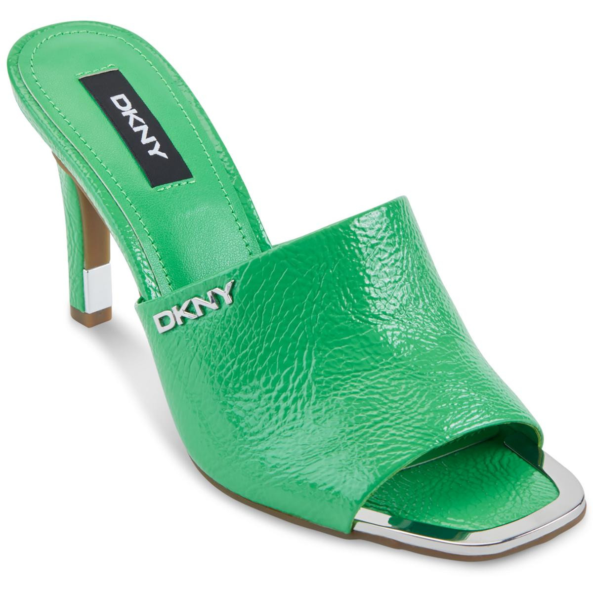 Женские мюли из искусственной кожи DKNY Bronx зеленого цвета, 10 средних размеров (B, M), BHFO 8963