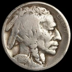 1919 s 5C Buffalo Nickel Circulated Coin