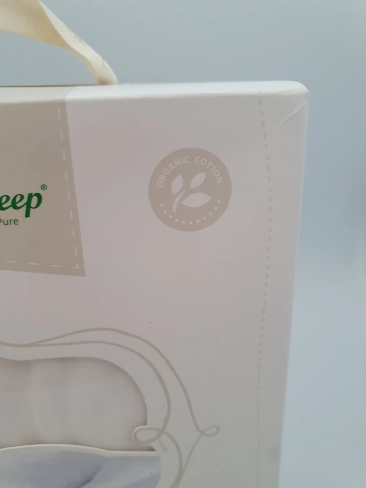 The Little Green Sheep Organic Duvet Cover & Pillowcase, Cot Bed- 150cm x 120cm - Image 3 of 4