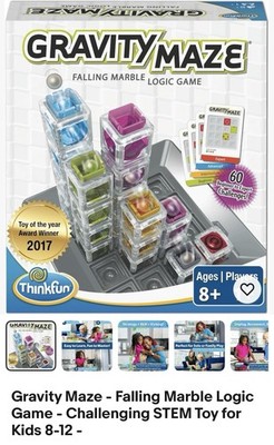 NEW ThinkFun 76433 Gravity Maze Falling Marble Logic Game US SELLER