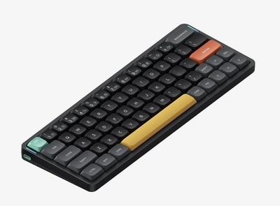 NuPhy Air60 V2 Wireless Mechanical Keyboard Grey Low-Profile w Moss Switches