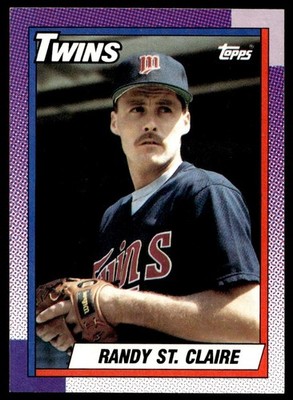 1990 Topps Randy St. Claire Minnesota Twins #503