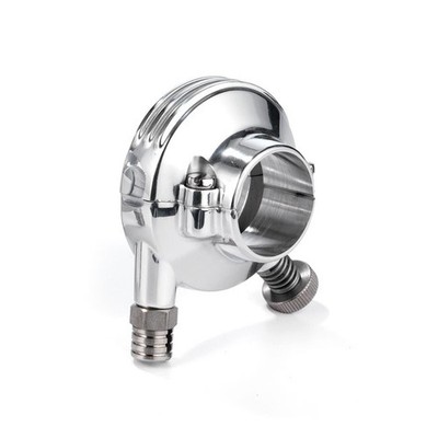 Kustom Tech Deluxe Gasgriffgehäuse Poliertes Aluminium für 1'' Lenker